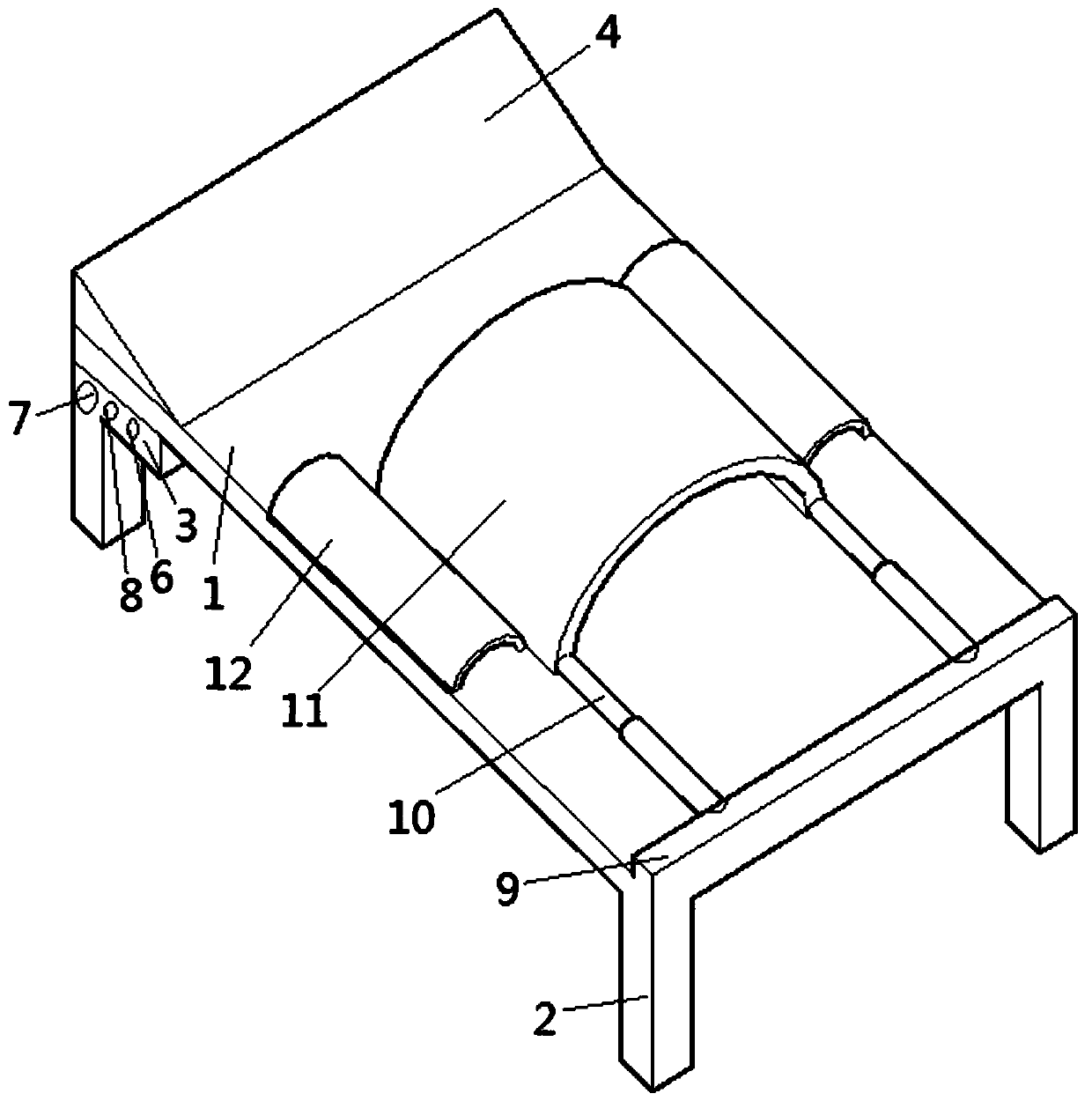 A medical imaging inspection device