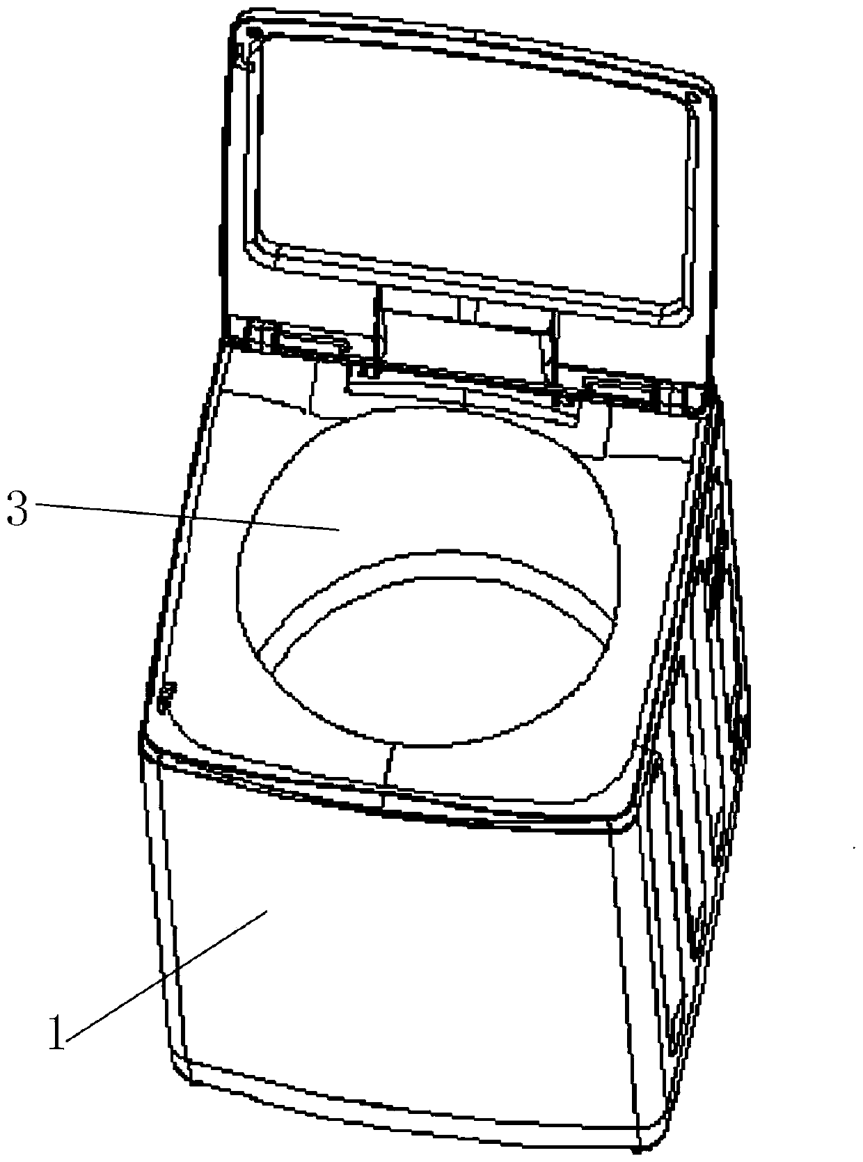 Washing equipment without water between barrels