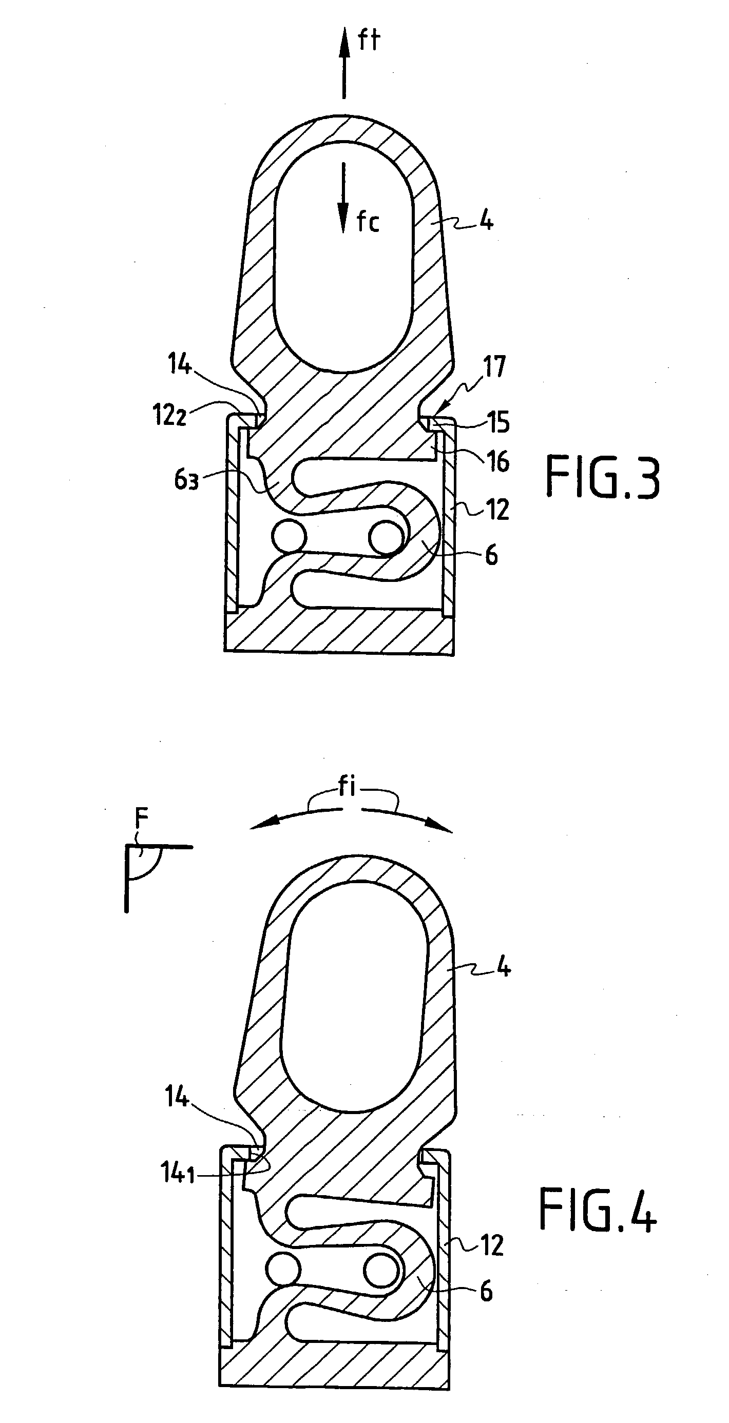 Dynamic intervertebral connection device with controlled multidirectional deflection