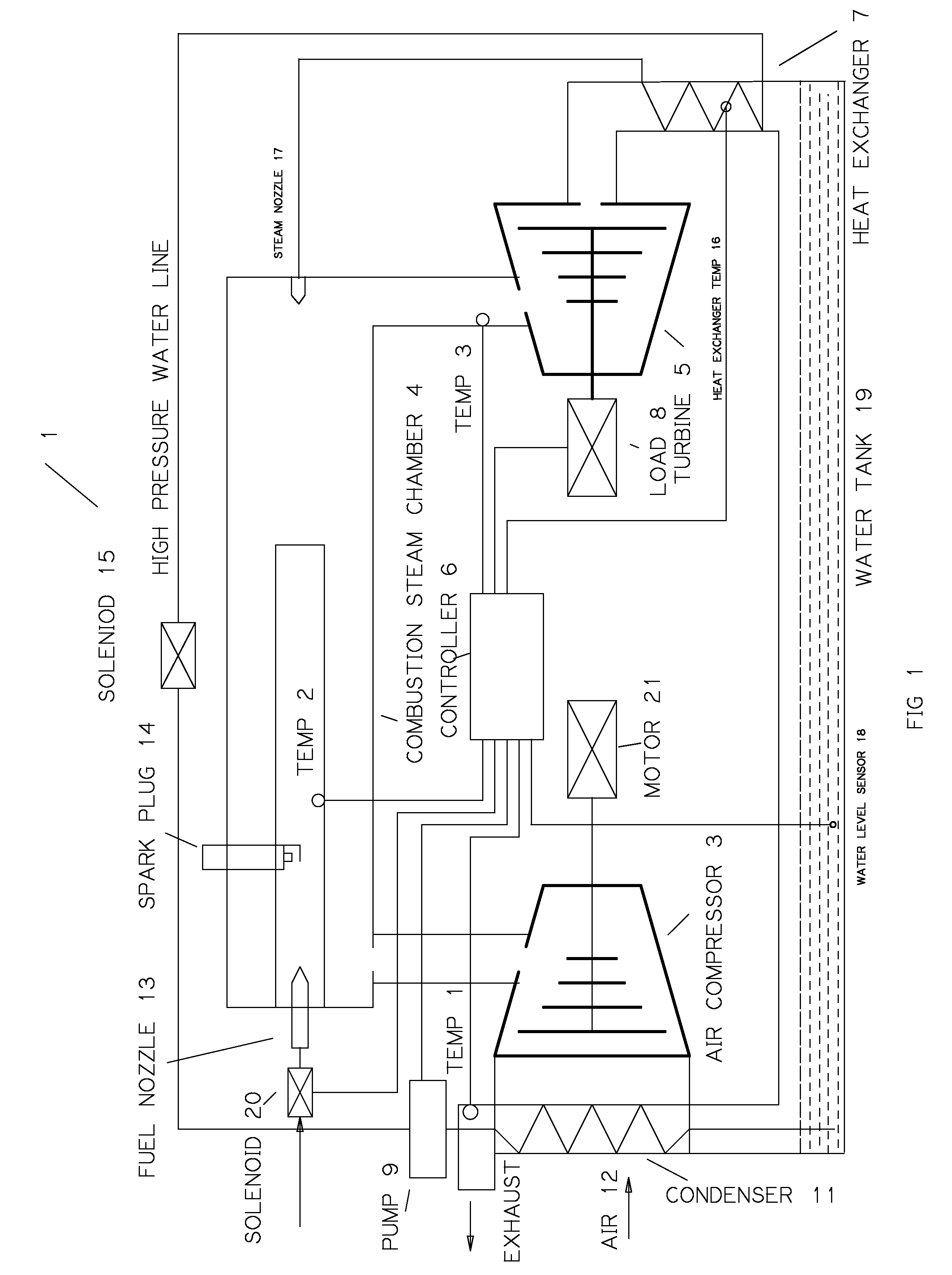 Steam Micro Turbine Engine