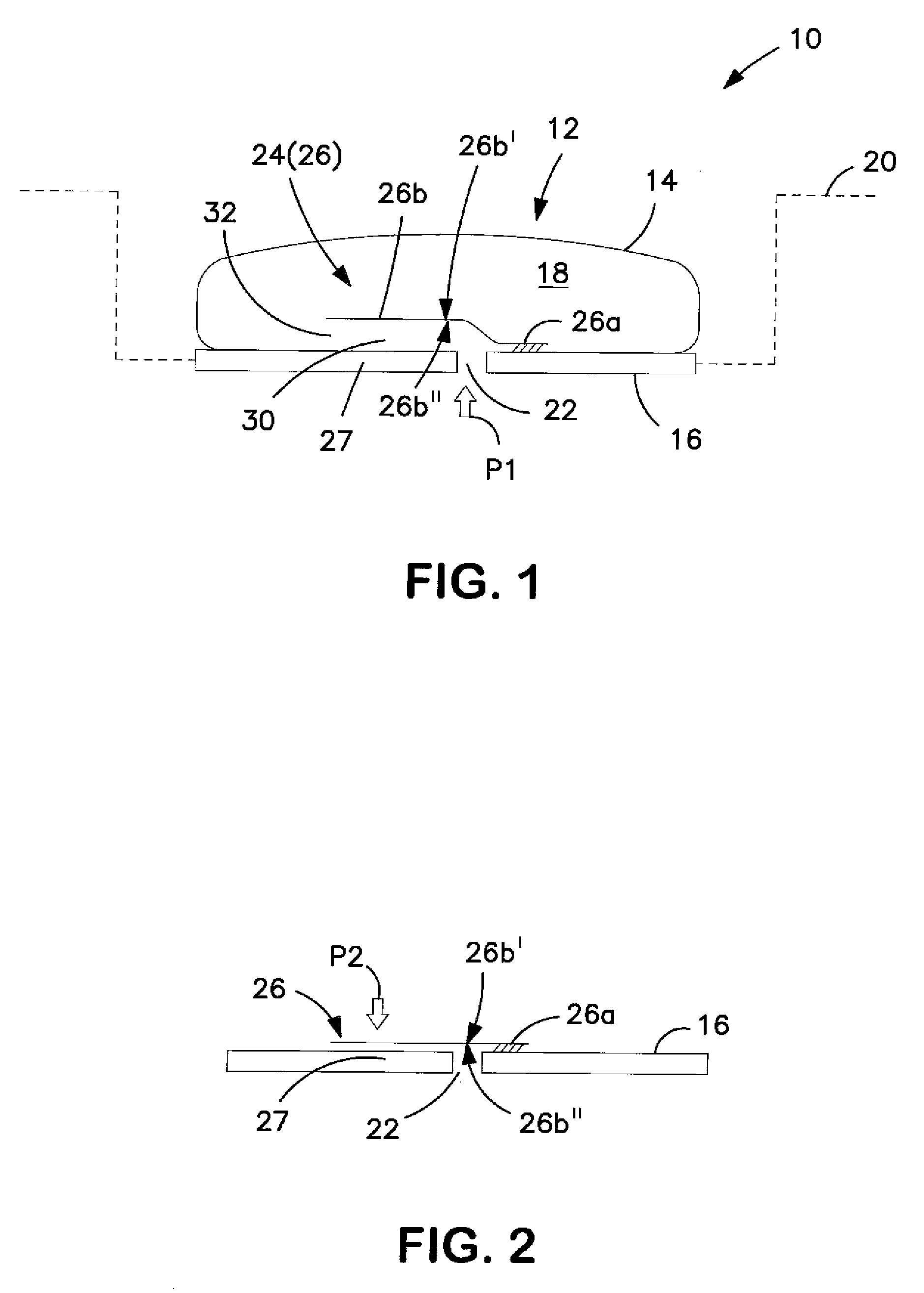 Valve for inflatable chamber of medical device