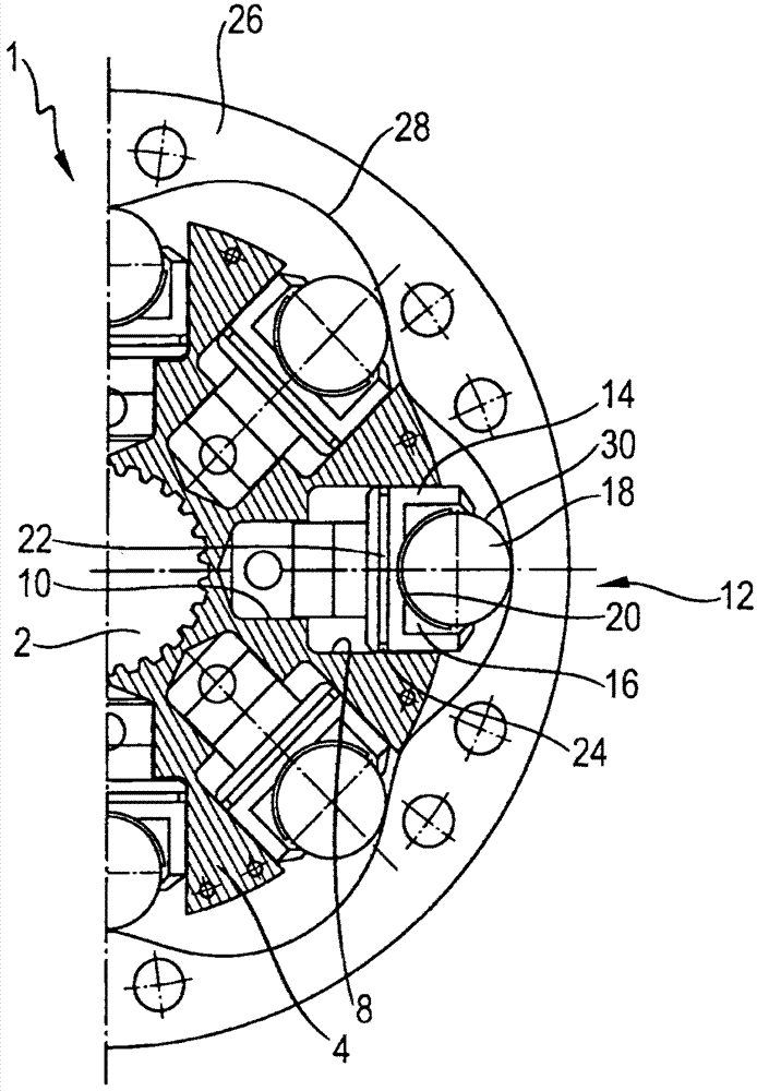 Tribo system for a piston unit and hydrostatic radial piston engine equipped therewith