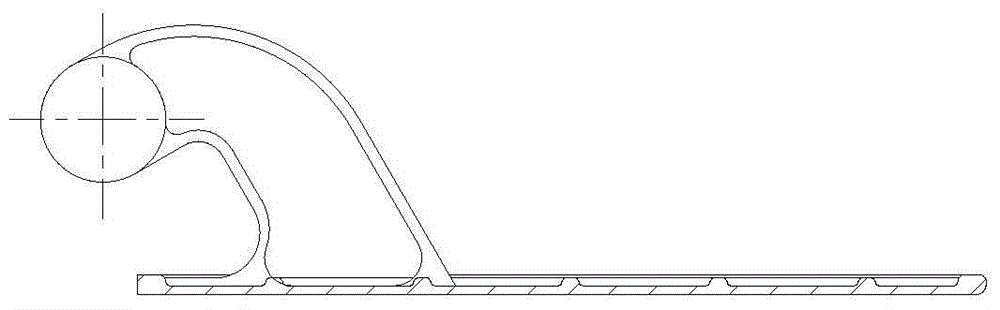 A manufacturing process of lug alloy parts with lug holes