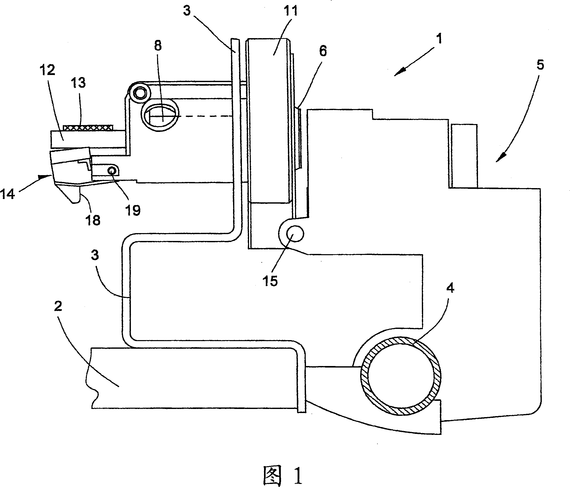 Rotor brake for a spinning rotor