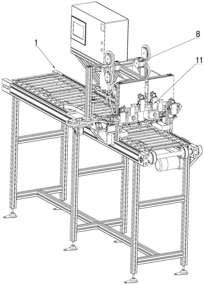 Medical mask production equipment and medical mask quality rapid detection method thereof