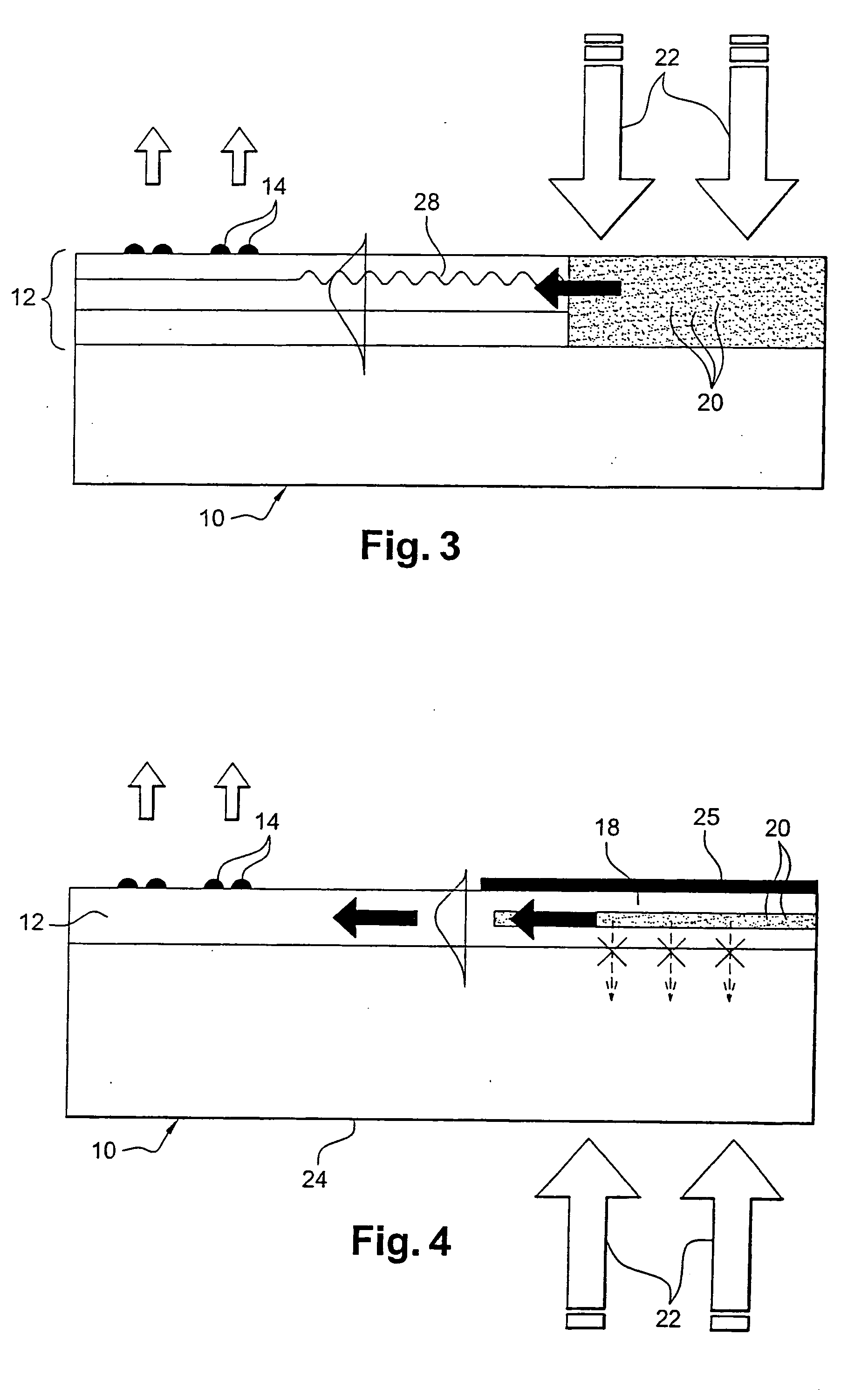 Device for supporting chromophore elements