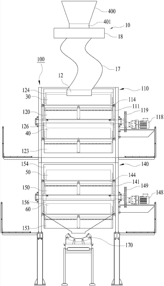 Dust reduction apparatus depending on supply of falling coal in coal drying apparatus using reheat steam