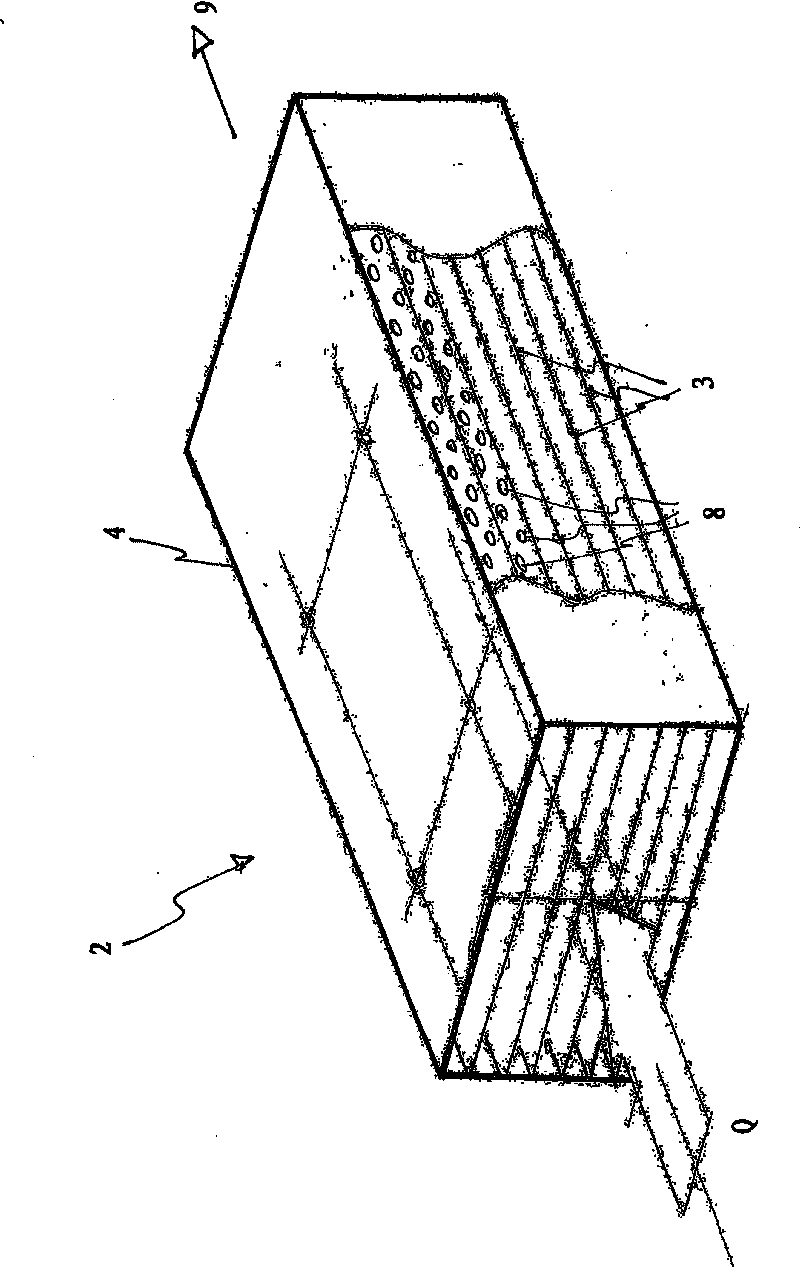 Low-noise volume flow rate throttling of fluid-carrying pipes