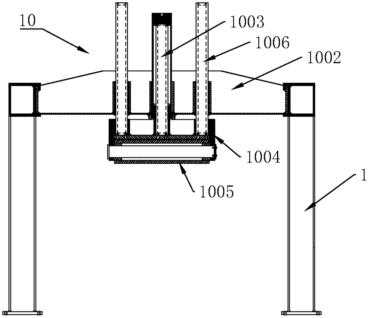 An all-in-one machine for unwinding, centering and pinch feeding