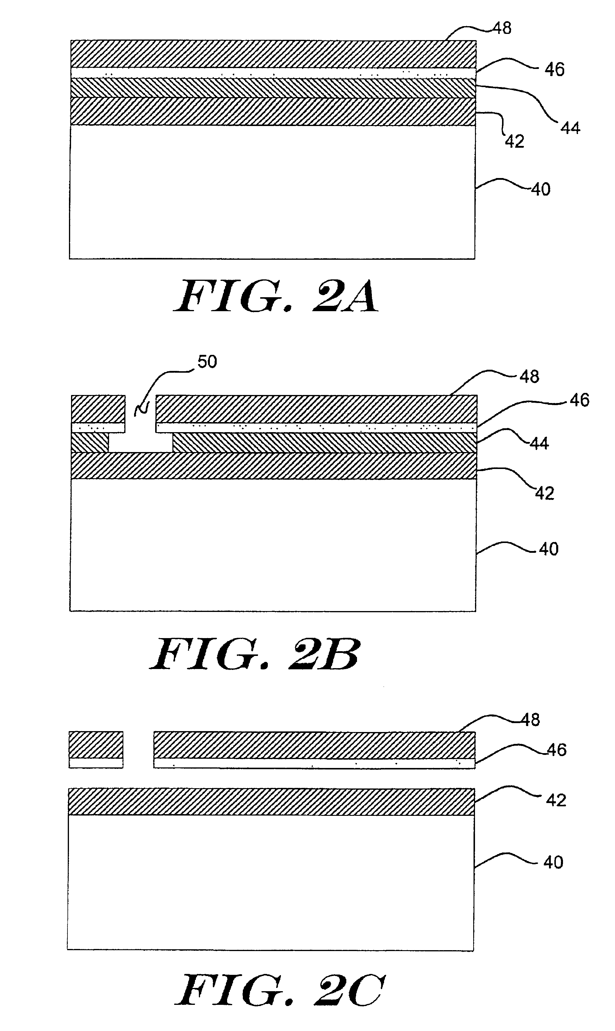 Use of an organic dielectric as a sacrificial layer