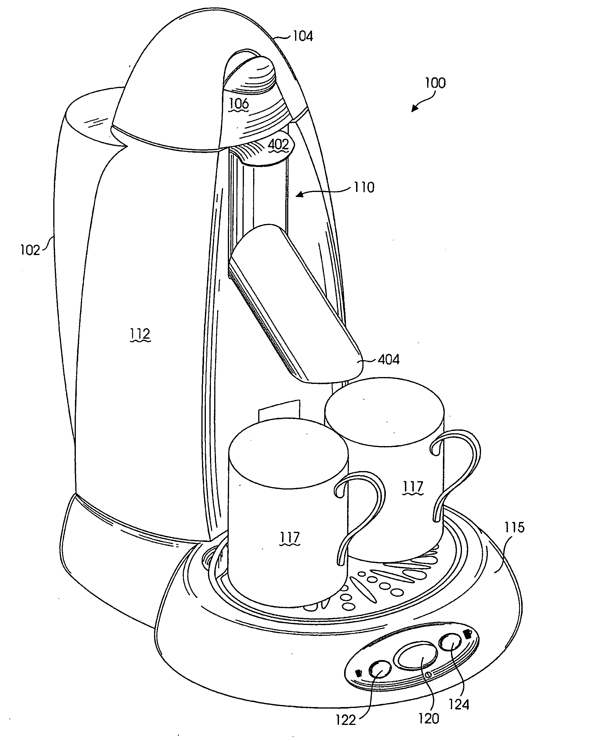 Apparatus for making brewed coffee and the like