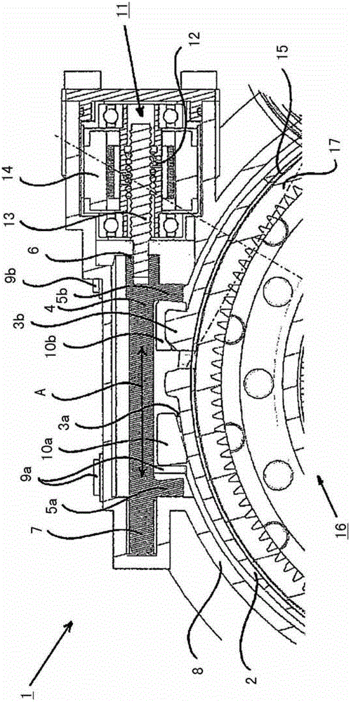 Winding brake device for planetary gear transmission and planetary gear transmission