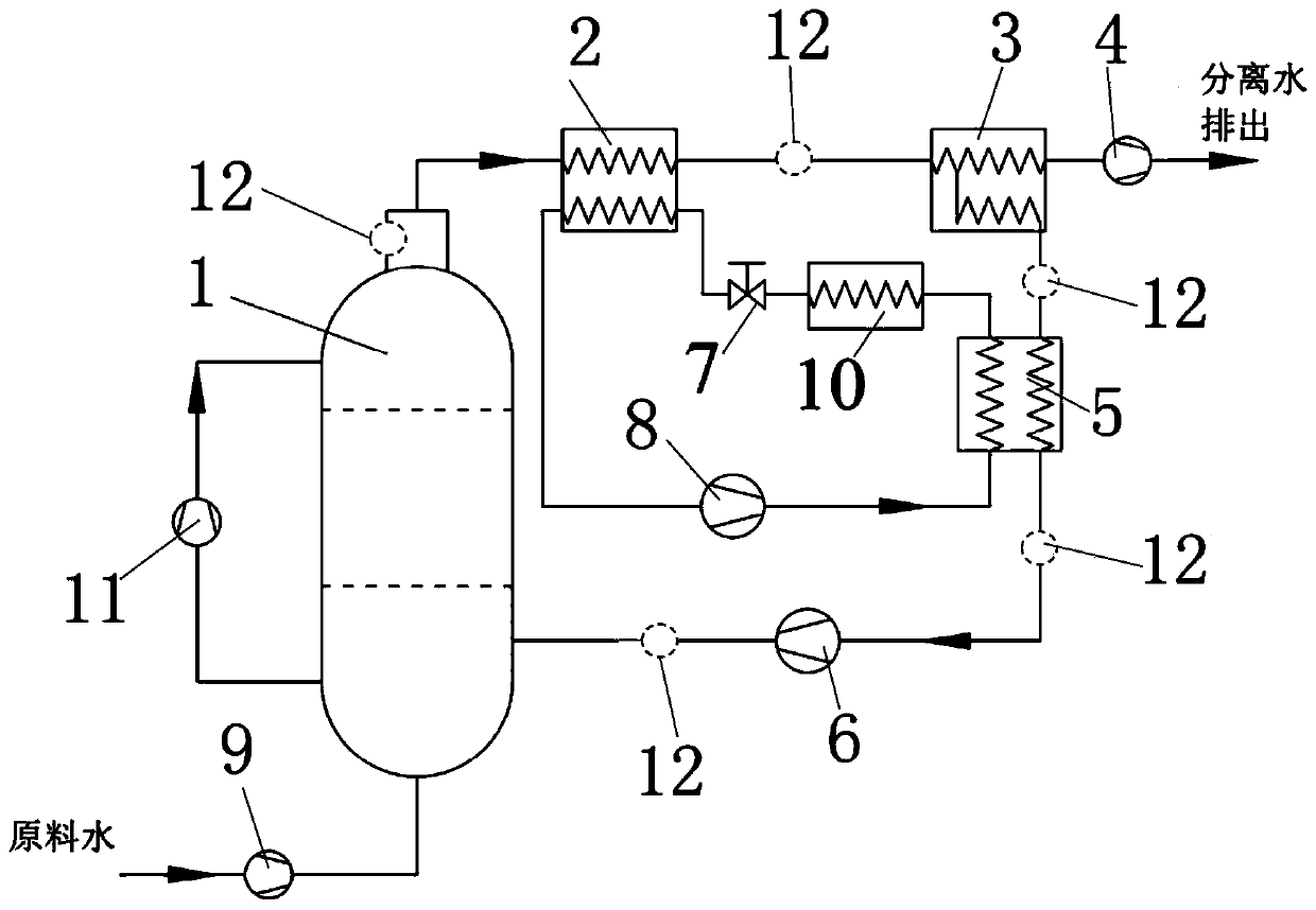 Water distillation system and water distillation method