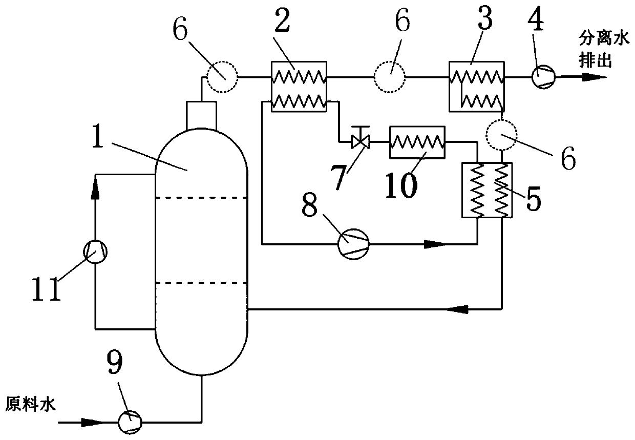 Water distillation system and water distillation method