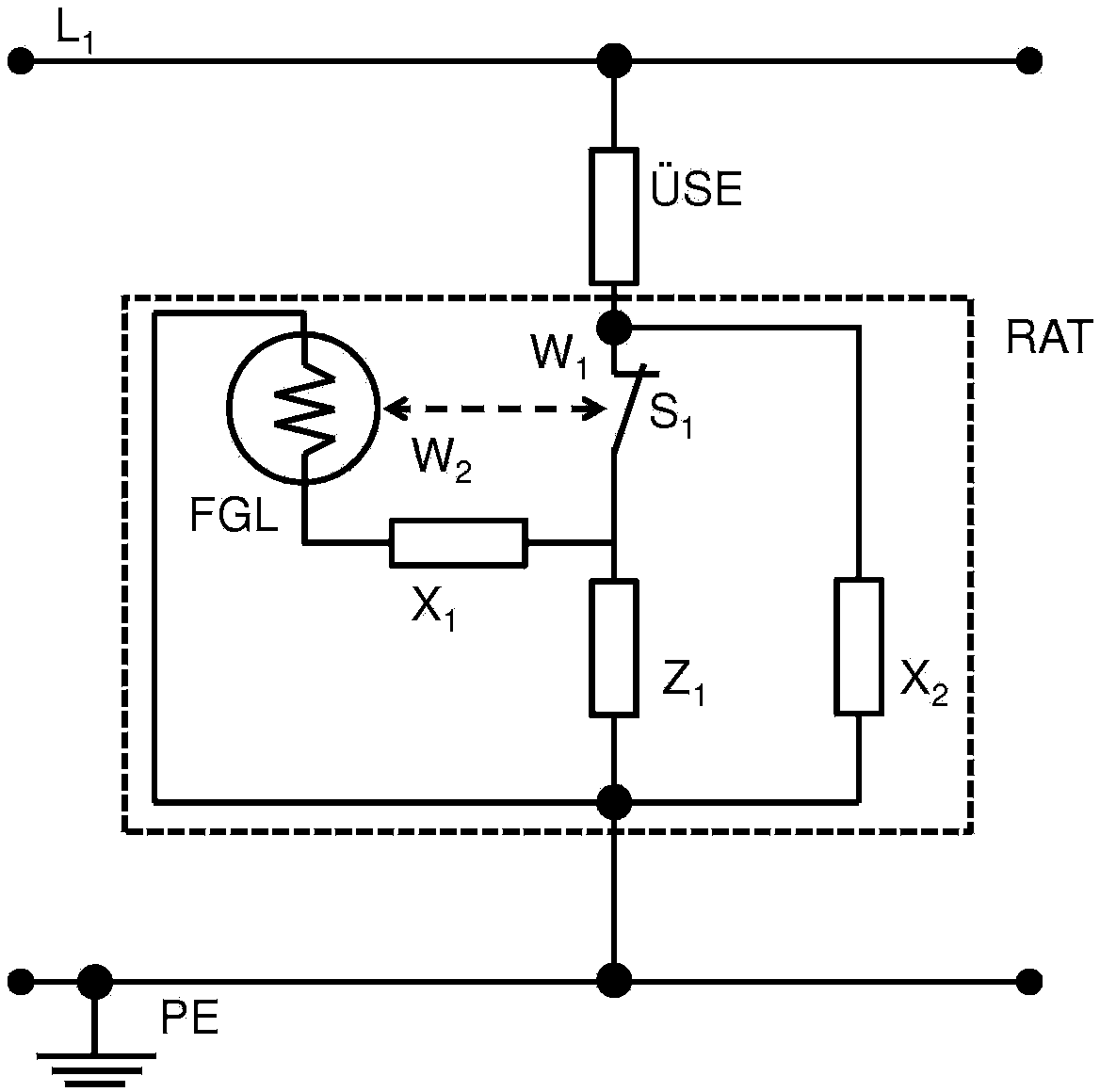 Invertible circuit break device