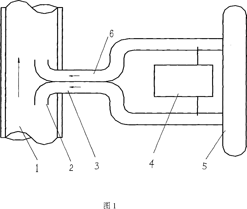 Non-blocking primary air speed measuring device