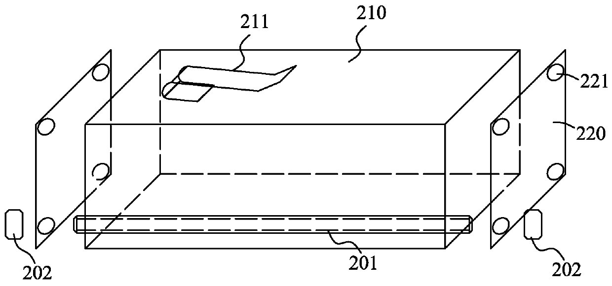 Housing structure for single-lamp controller of street lamp, and assembly technology