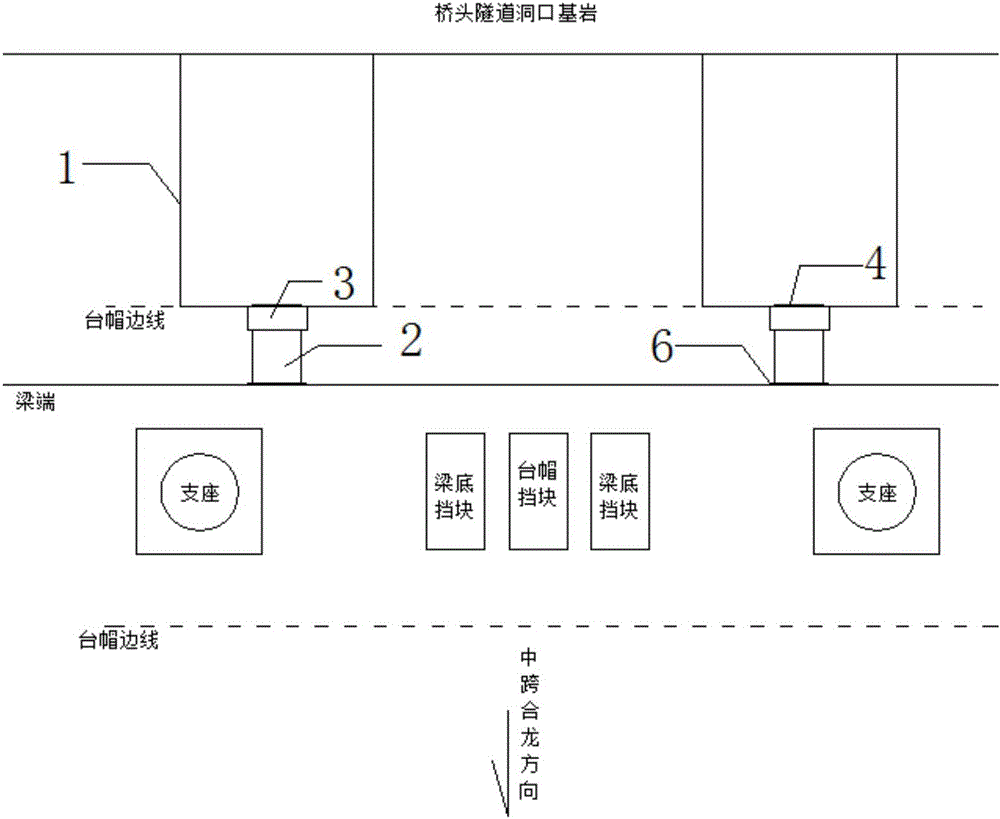 Hybrid girder cable-stayed bridge closure front girder body pre-bias pushing device