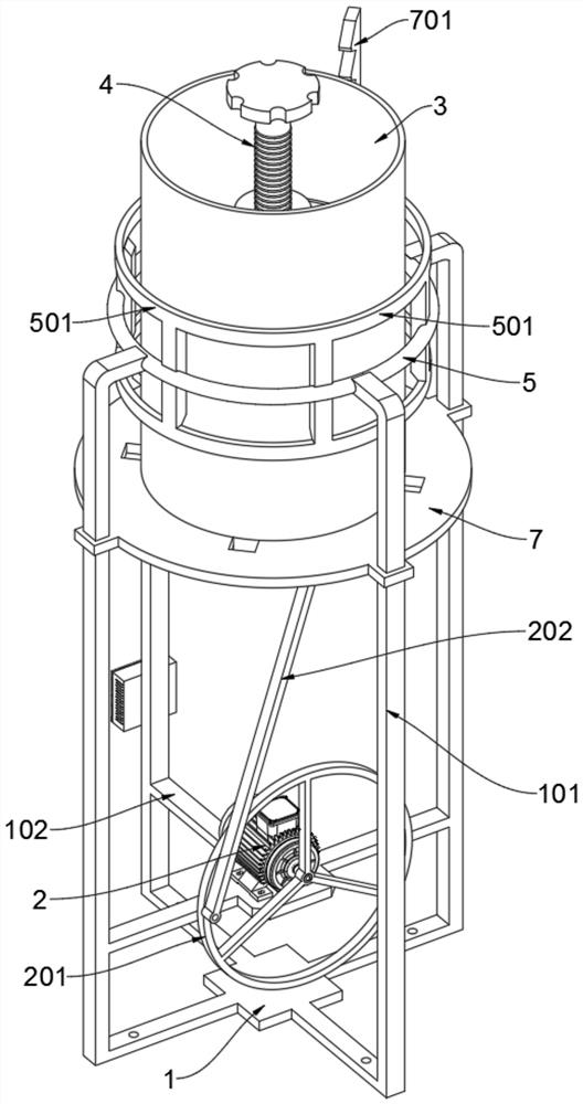 Lifting mechanism of grinding tool of vertical grinding machine
