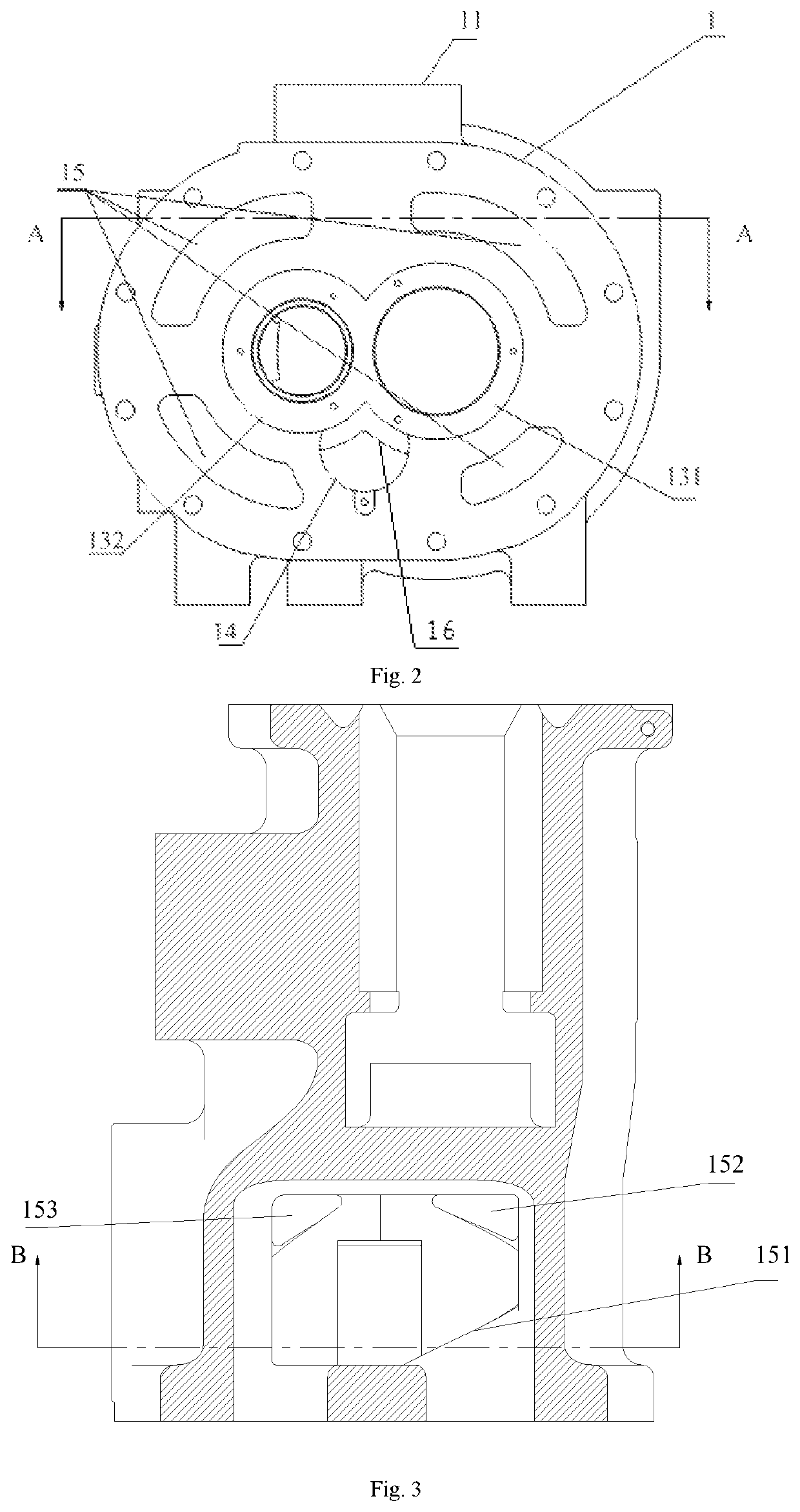 Screw compressor and a compressor body thereof