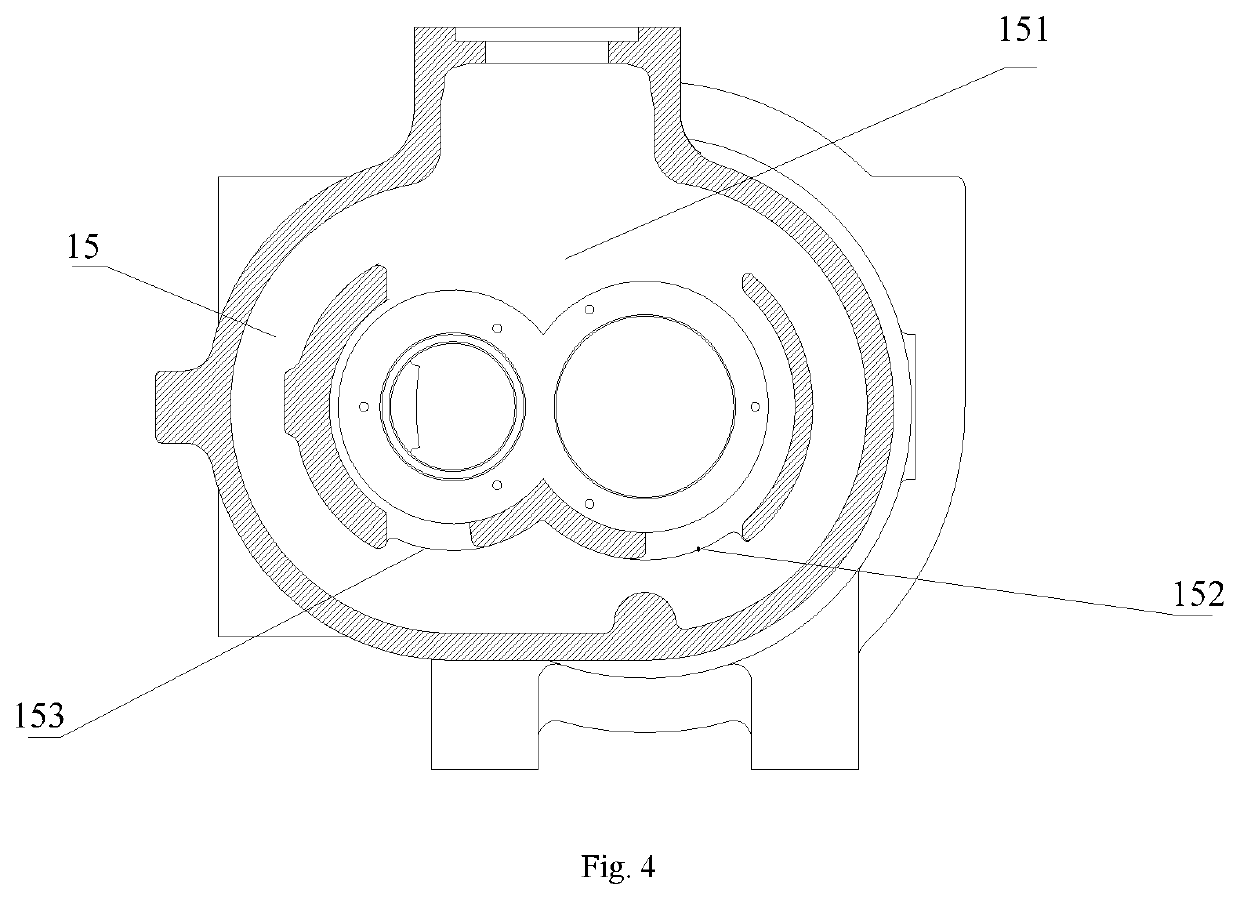 Screw compressor and a compressor body thereof