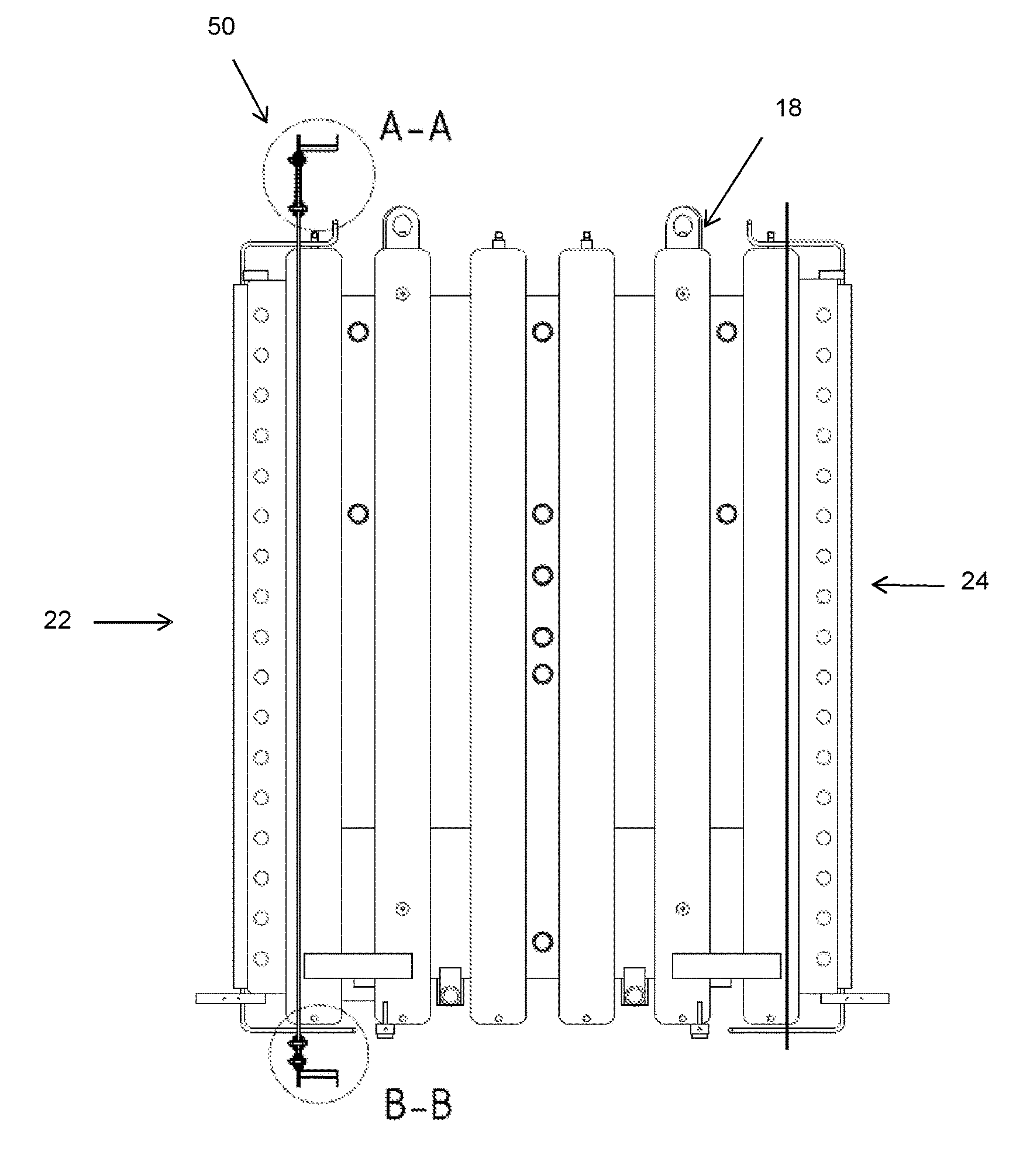 Apparatus and method for sealing zones or rooms