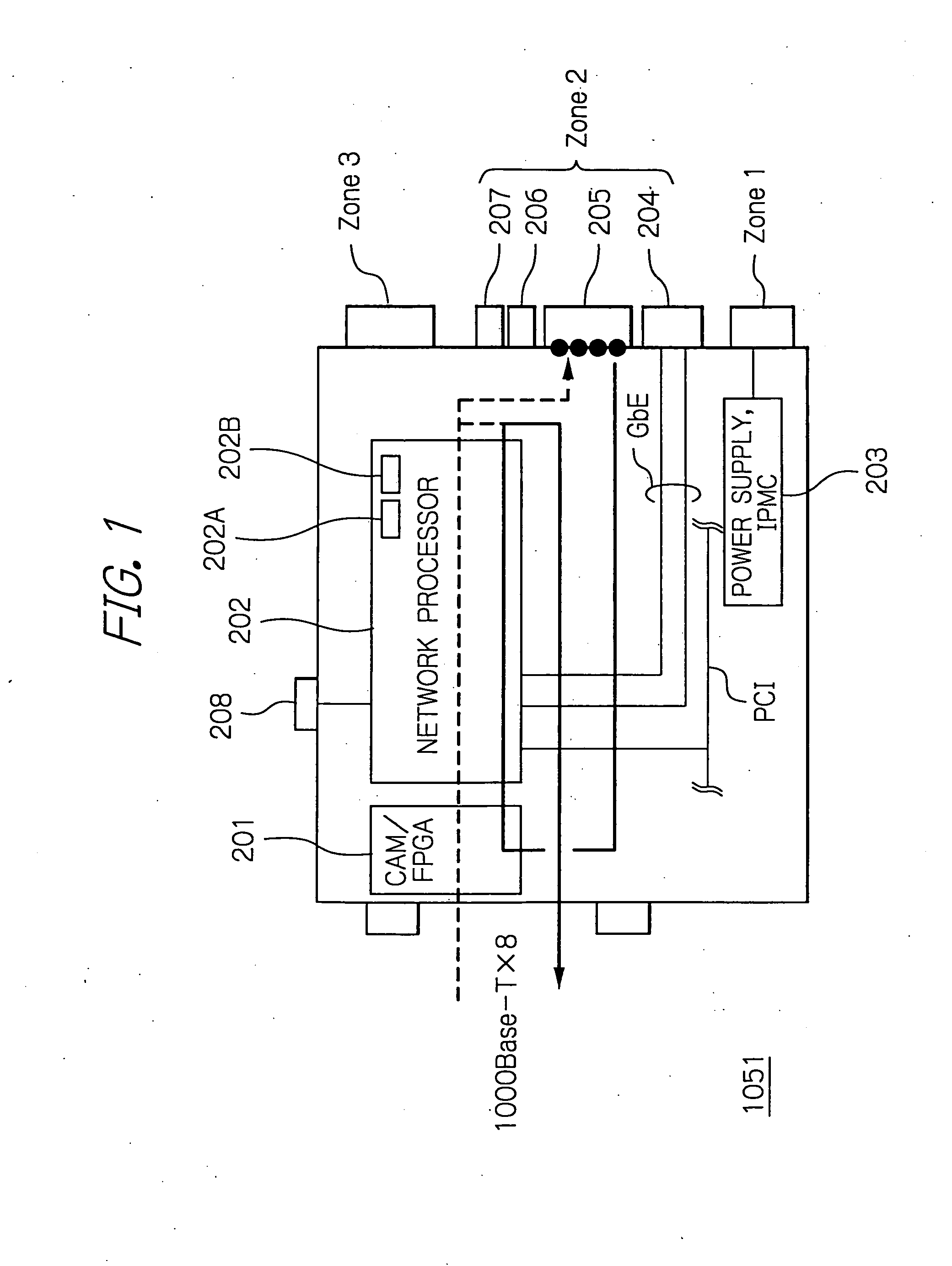 High security backplane-based interconnection system capable of processing a large amount of traffic in parallel