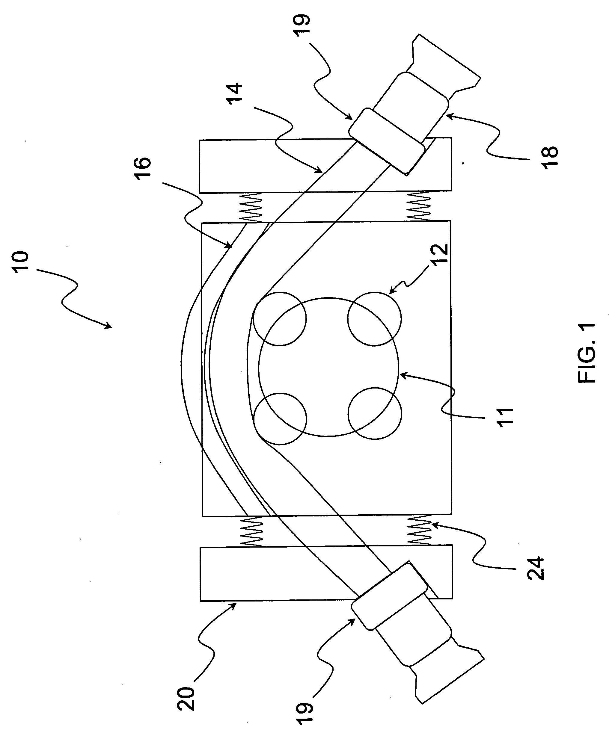 Dynamically tensioned peristaltic tubing pump