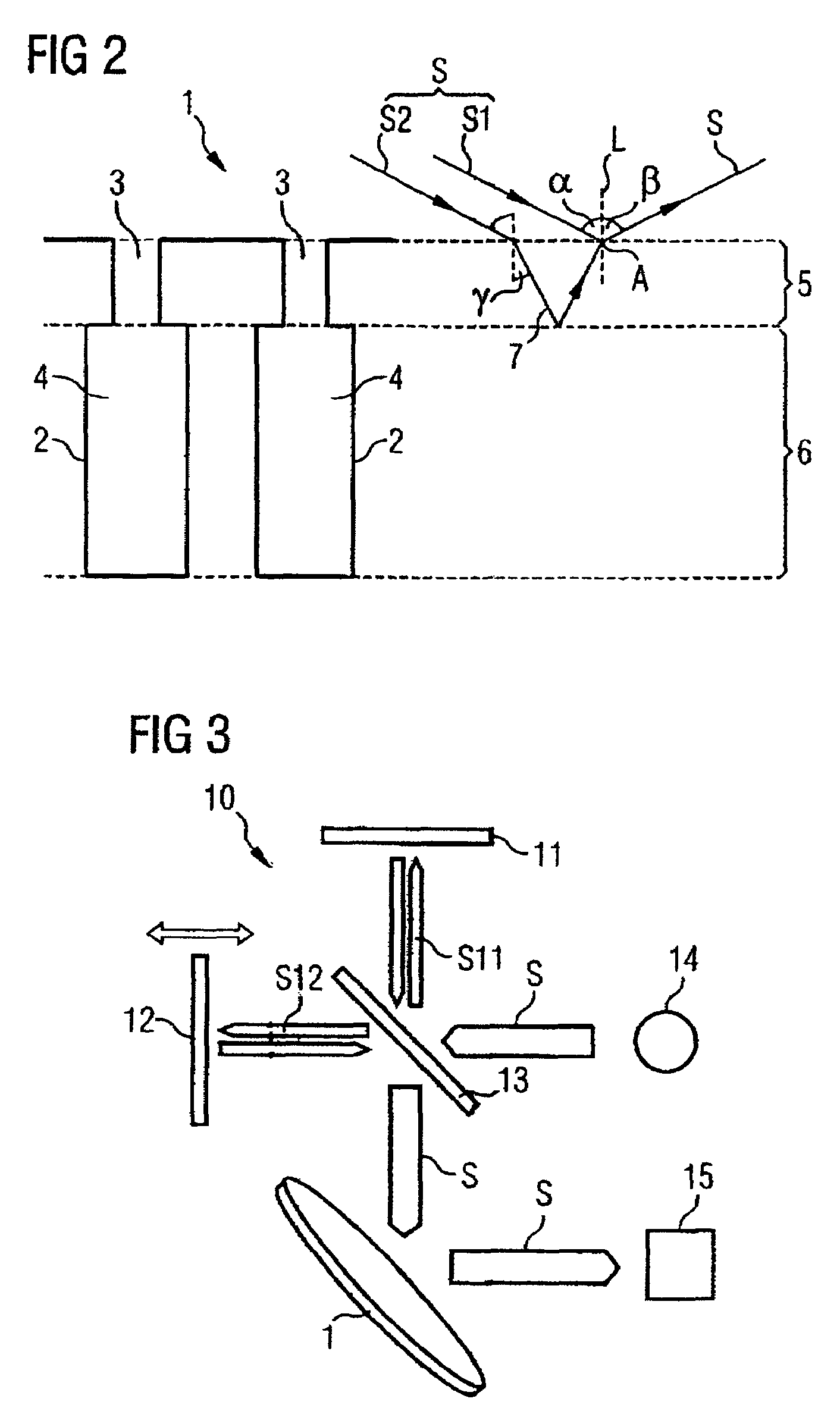Method for determining the depth of a buried structure