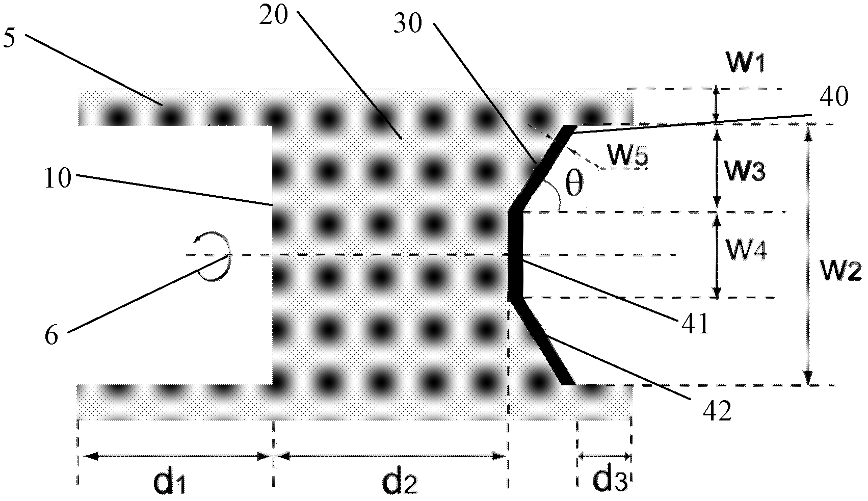 Laser target used for producing ion acceleration