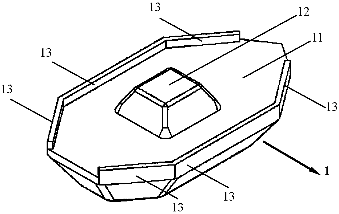 Combined unmanned observation ship