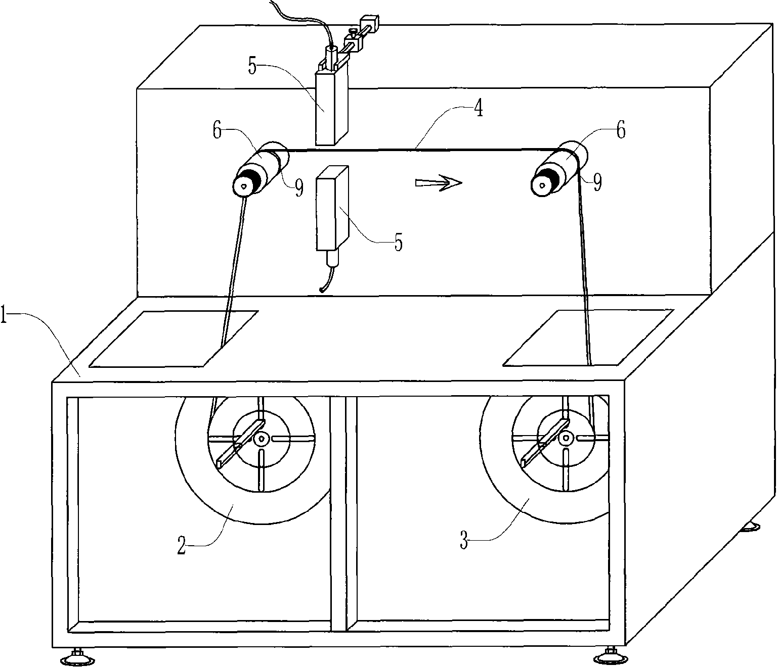 Printing machine for cable markers