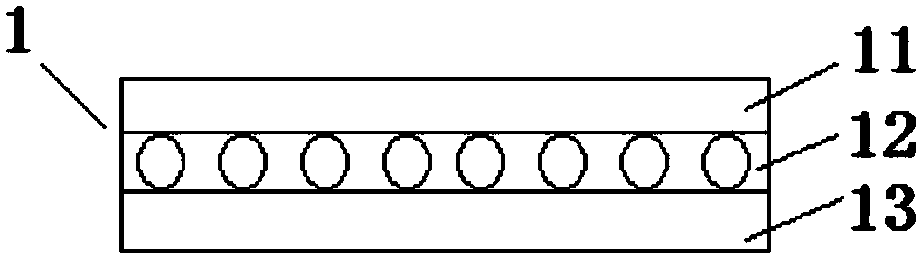 Film for pressure sensing test and preparation method of film