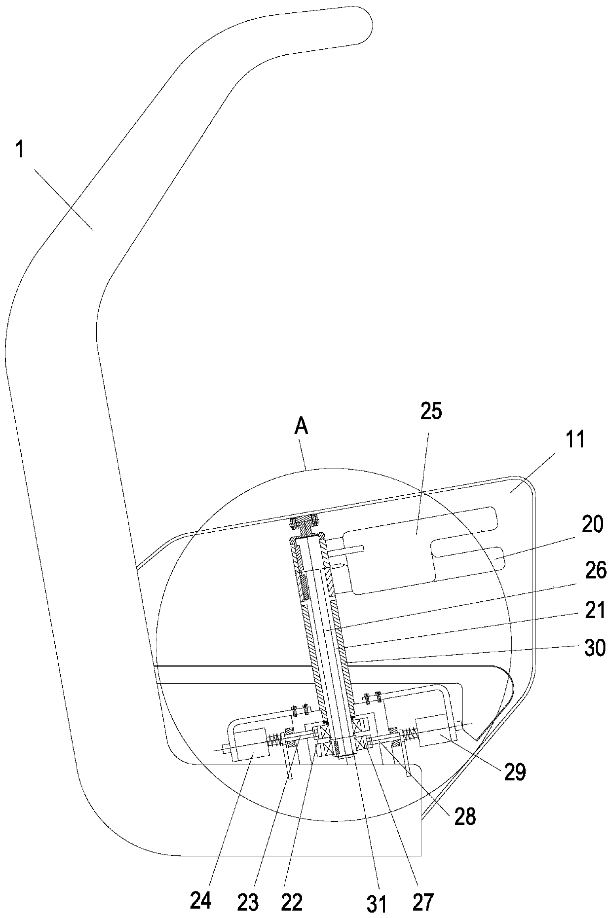 Seat and seat protection device