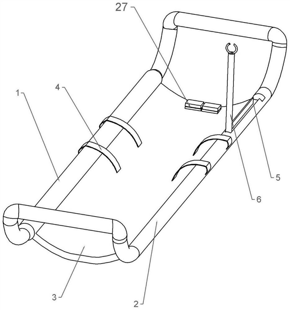 Vehicle-mounted medical stretcher