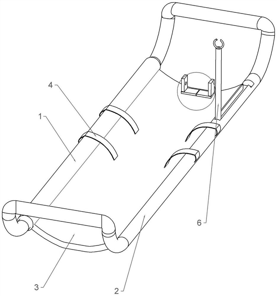 Vehicle-mounted medical stretcher