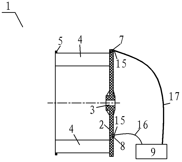 Centrifugal wind wheel and air treatment device with same
