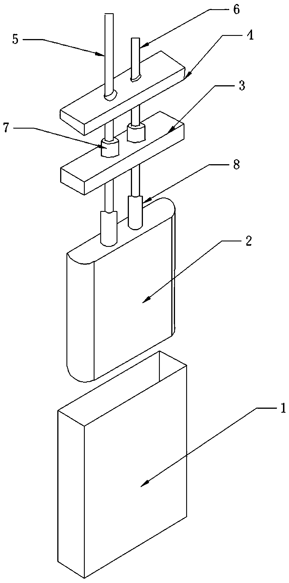 A square solid capacitor and its manufacturing method