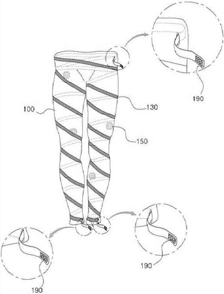 Functional garment with bearing belts