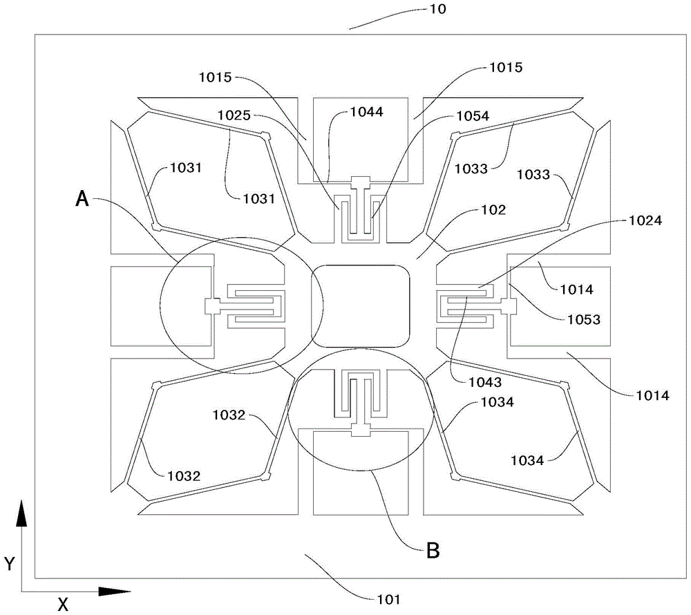 Two-dimensional Nano Flexible Motion Platform