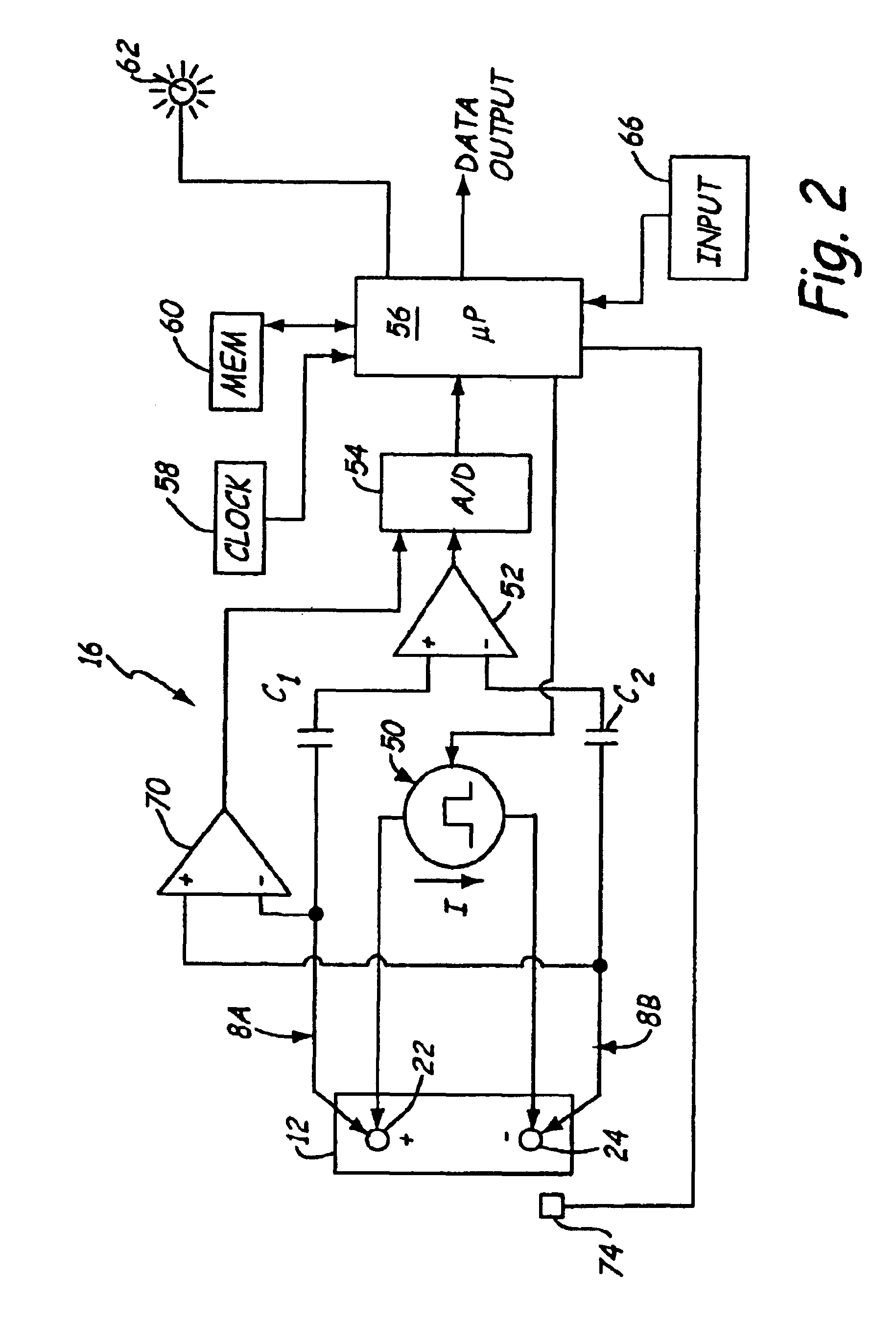 Electronic battery tester with battery failure temperature determination