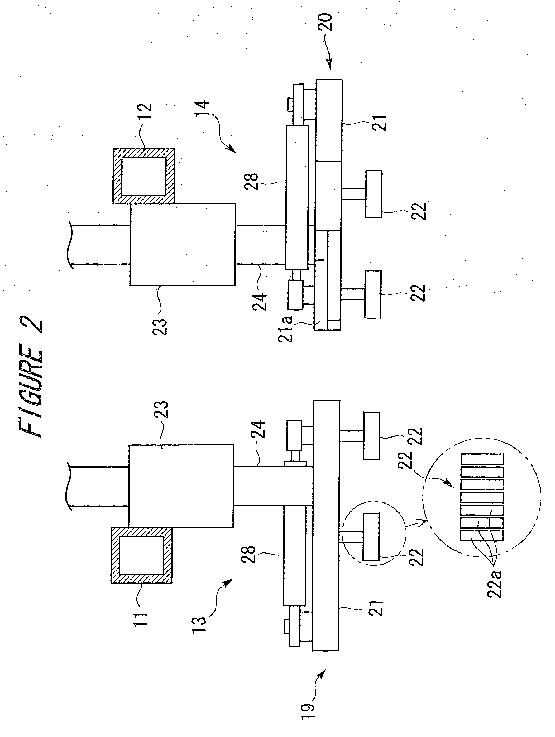 Work sheet conveying device