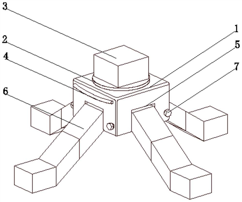 Mechanical fixing device for field measurement