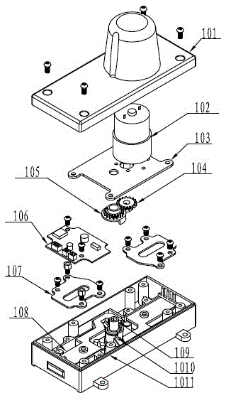 Double-lock-tongue electronic control lock and bicycle locking device comprising same