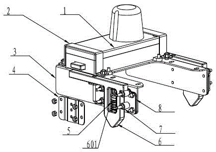 Double-lock-tongue electronic control lock and bicycle locking device comprising same