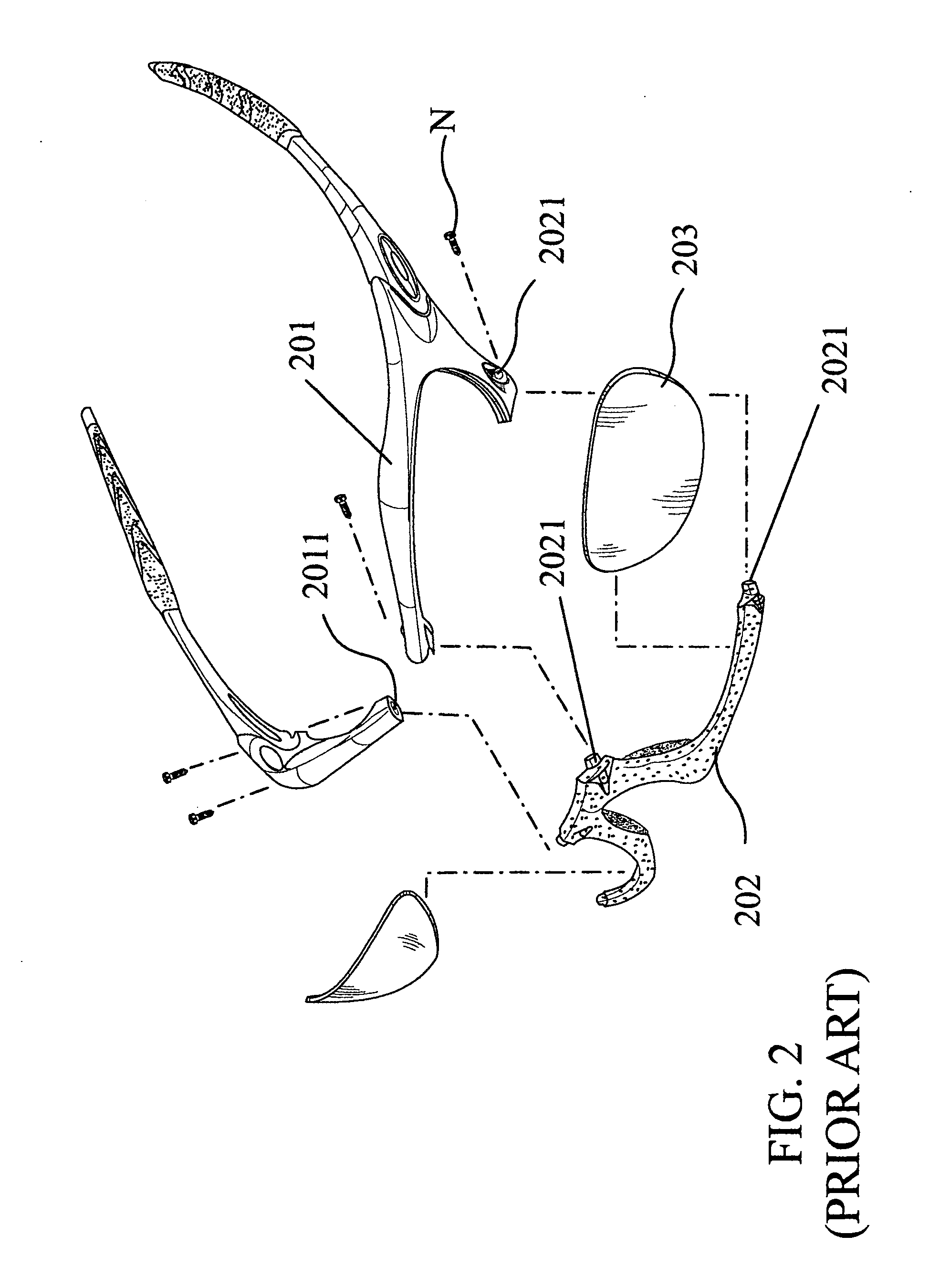 Eyeglass assembly and coupling system
