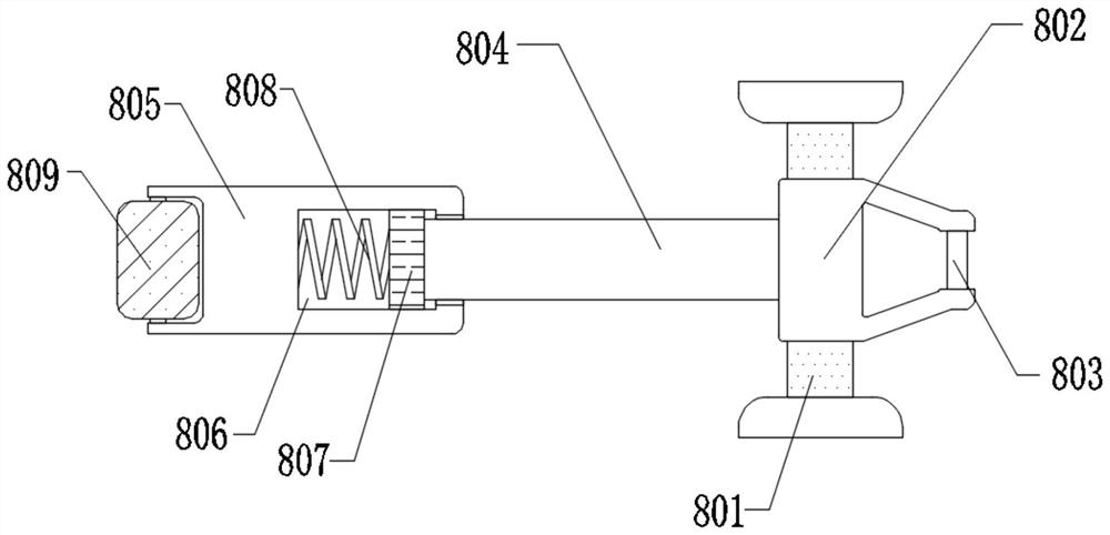 Self-balancing adjusting device of one-wheel motorcycle