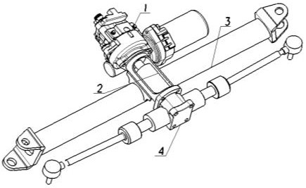 Front axle assembly for drive-by-wire chassis of unmanned vehicle