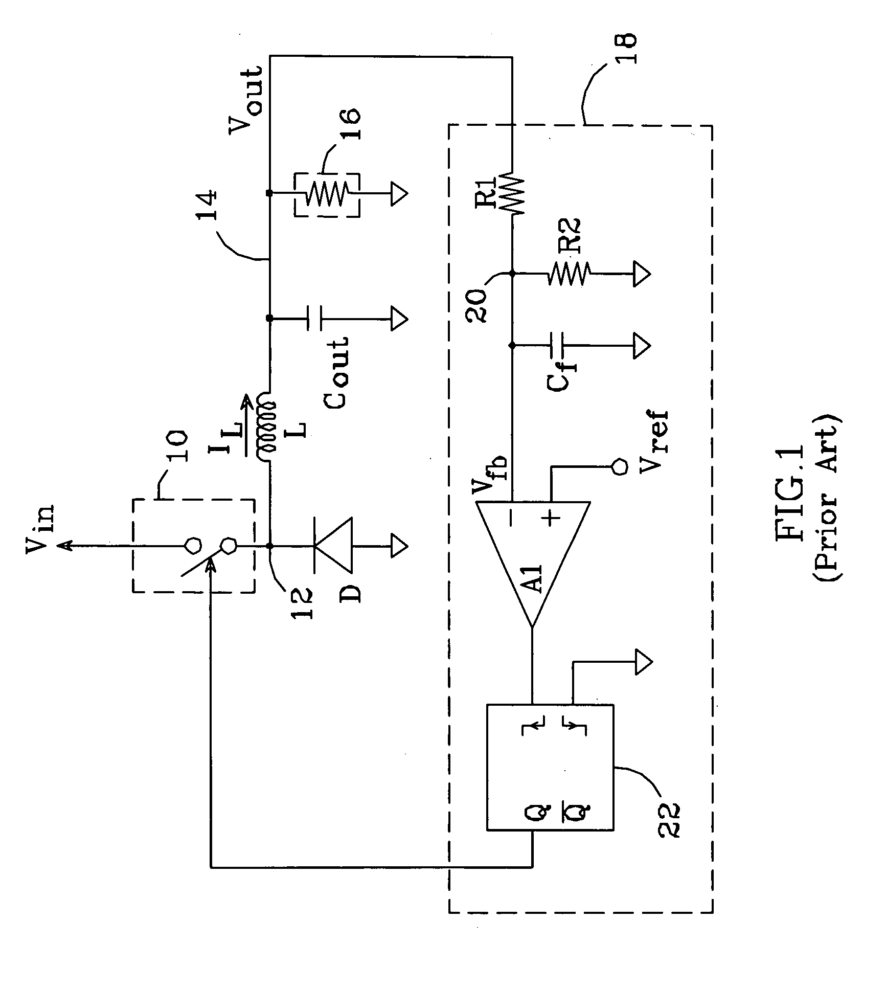 Switched noise filter circuit for a DC-DC converter