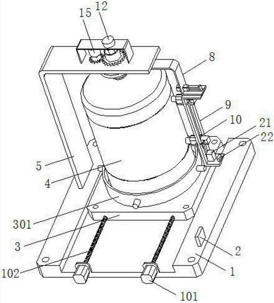 Welding device used for welding pressure container vertical type circular seam and welding method thereof